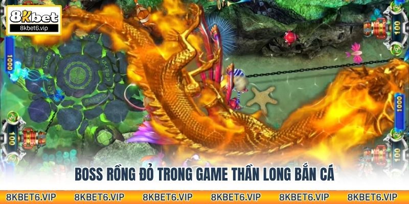Boss rồng đỏ trong game Thần Long Bắn Cá