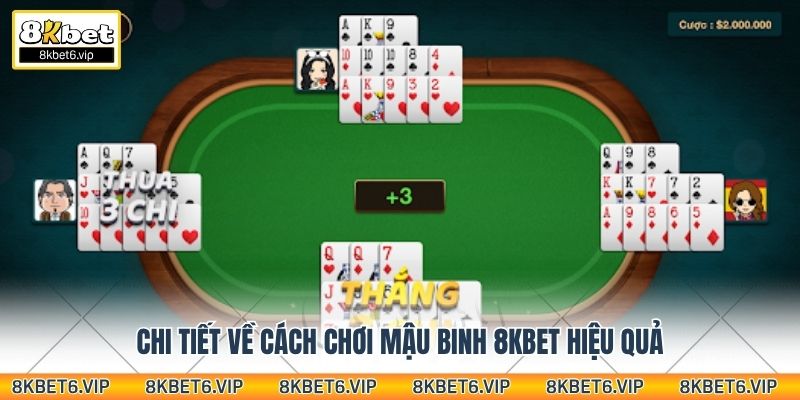 Chi tiết về cách chơi mậu binh 8kbet hiệu quả