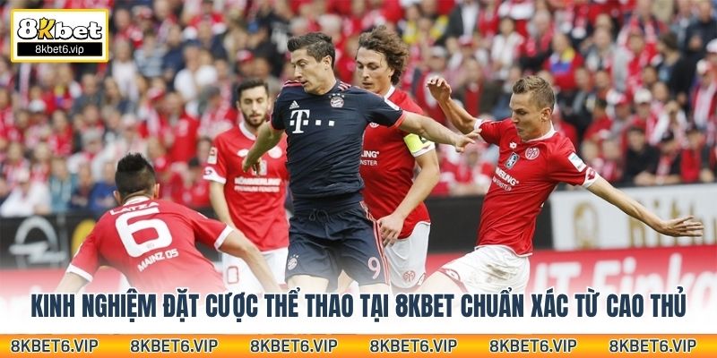 Kinh nghiệm đặt cược thể thao tại 8Kbet chuẩn xác từ cao thủ